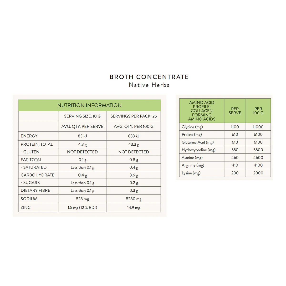 Beef Bone Broth Concentrate - Native Herbs - Image 4