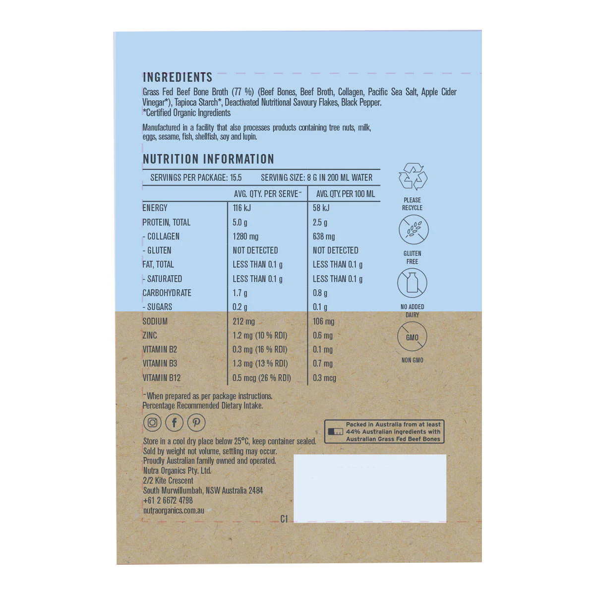 Beef Bone Broth - Hearty Original - Image 2