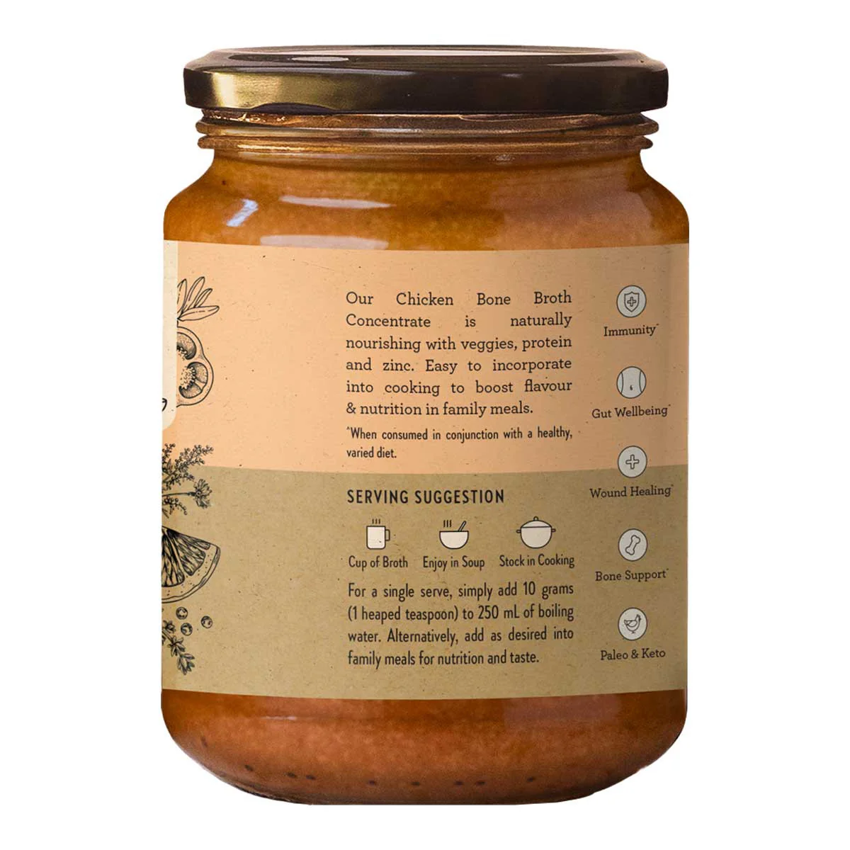 Chicken Bone Broth Concentrate - Lemon & Paprika - Image 2