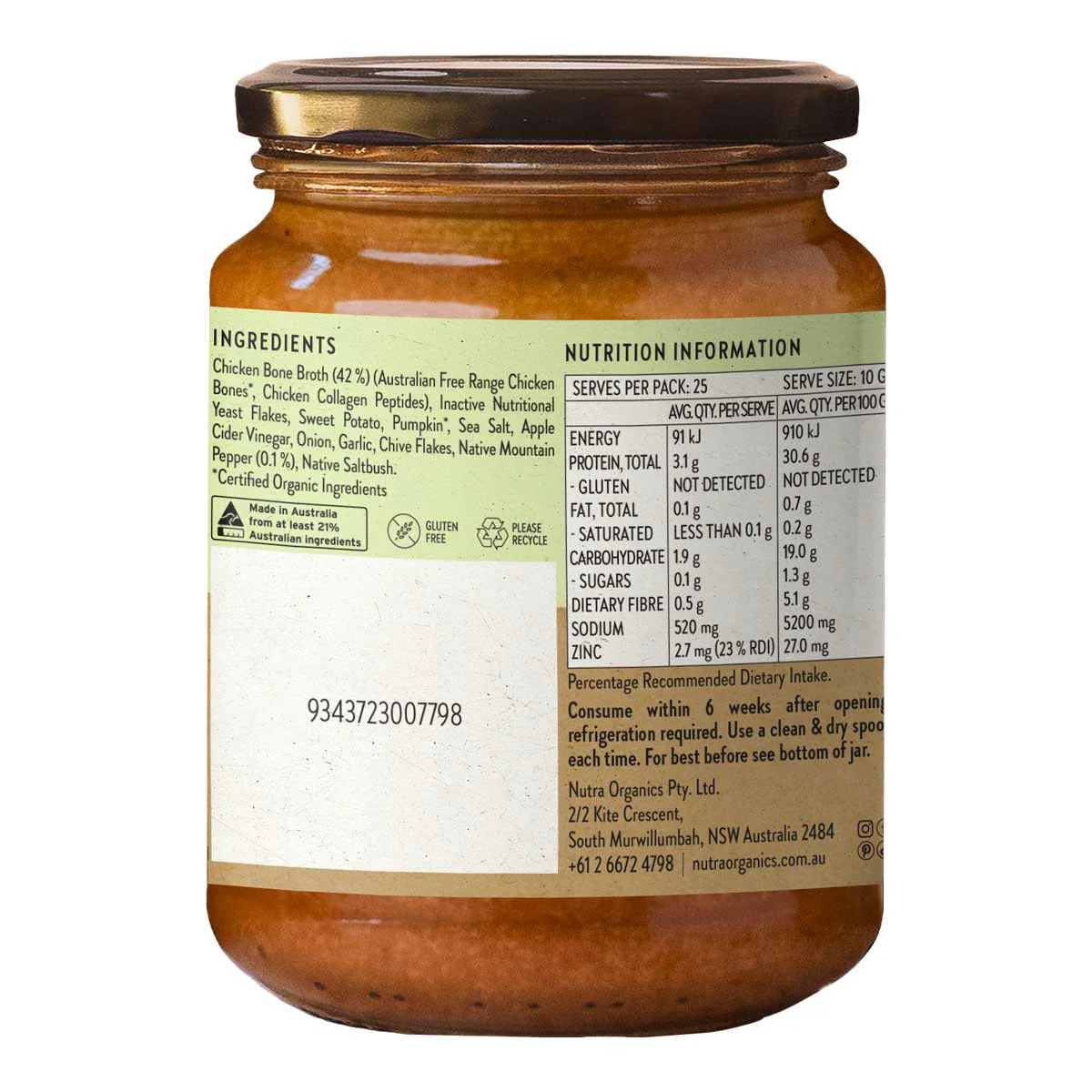 Chicken Bone Broth Concentrate - Native Herbs - Image 3
