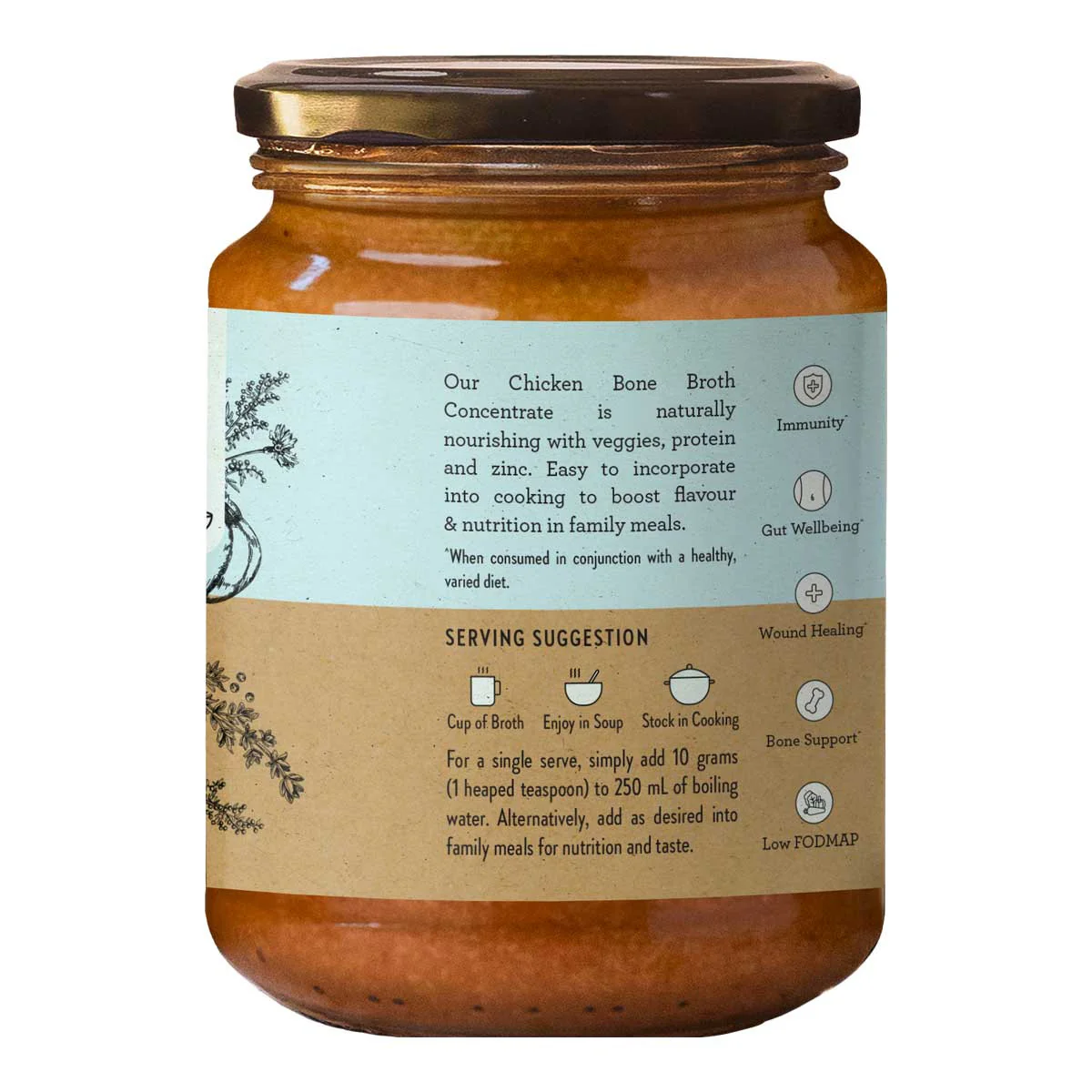 Chicken Bone Broth Concentrate - Natural - Image 2