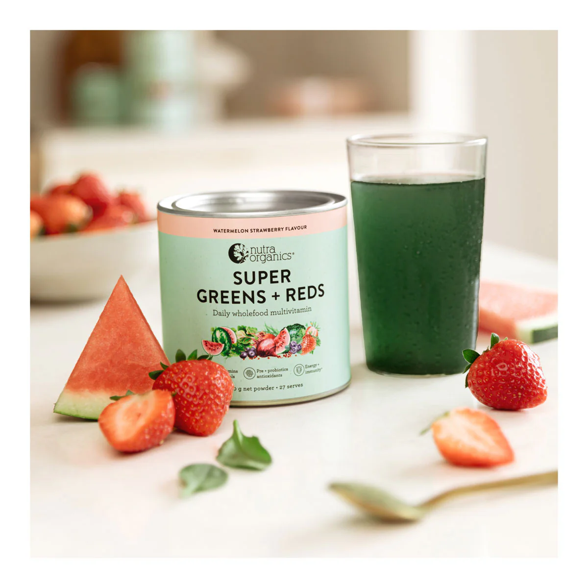 Super Greens + Reds - Watermelon Strawberry - Image 2