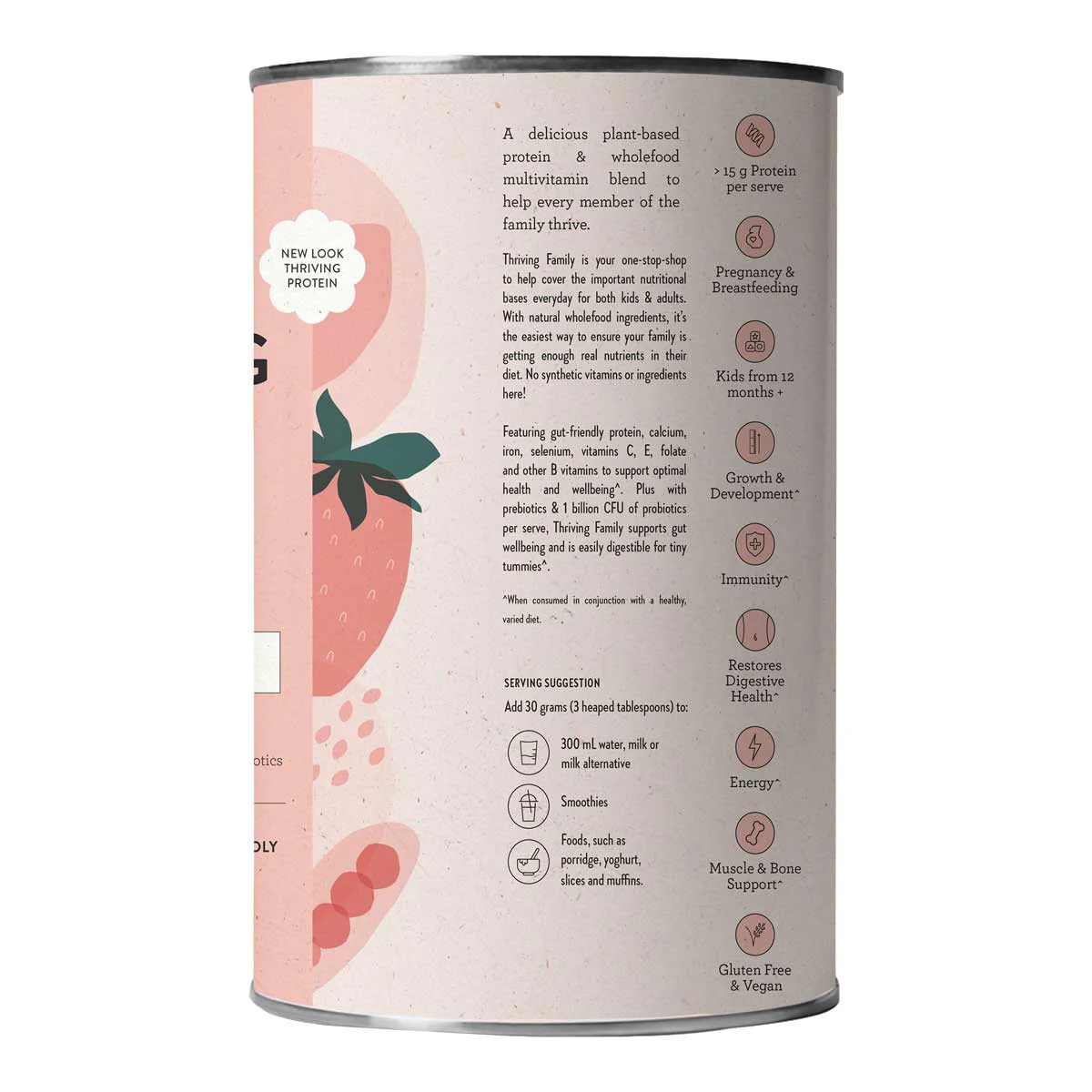 Thriving Family Protein - Strawberries & Cream - Image 3