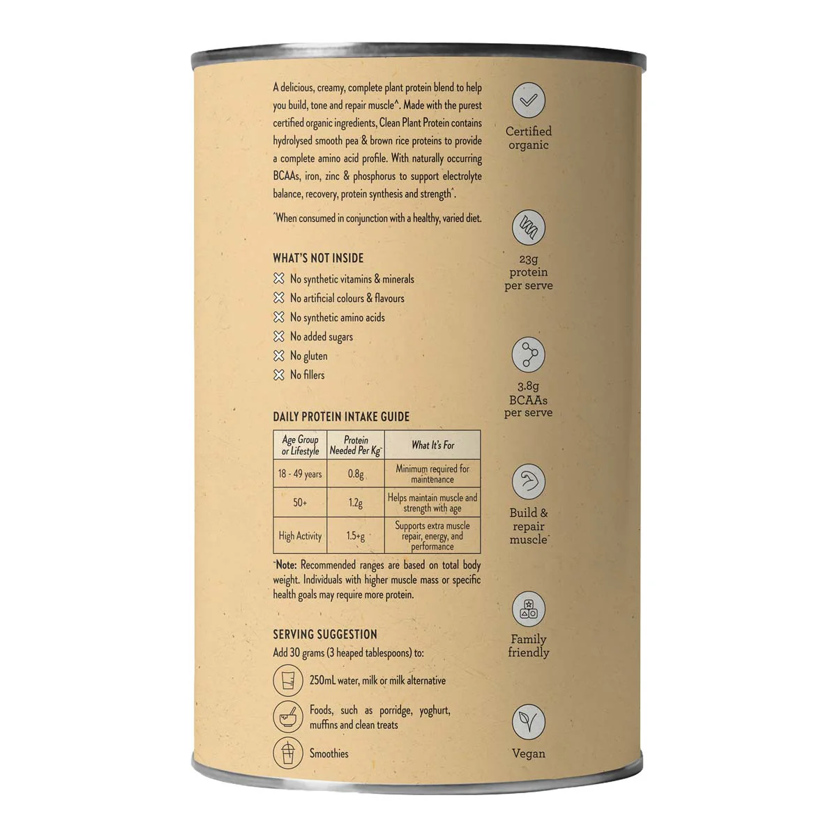 Vanilla Clean Plant Protein - Image 3