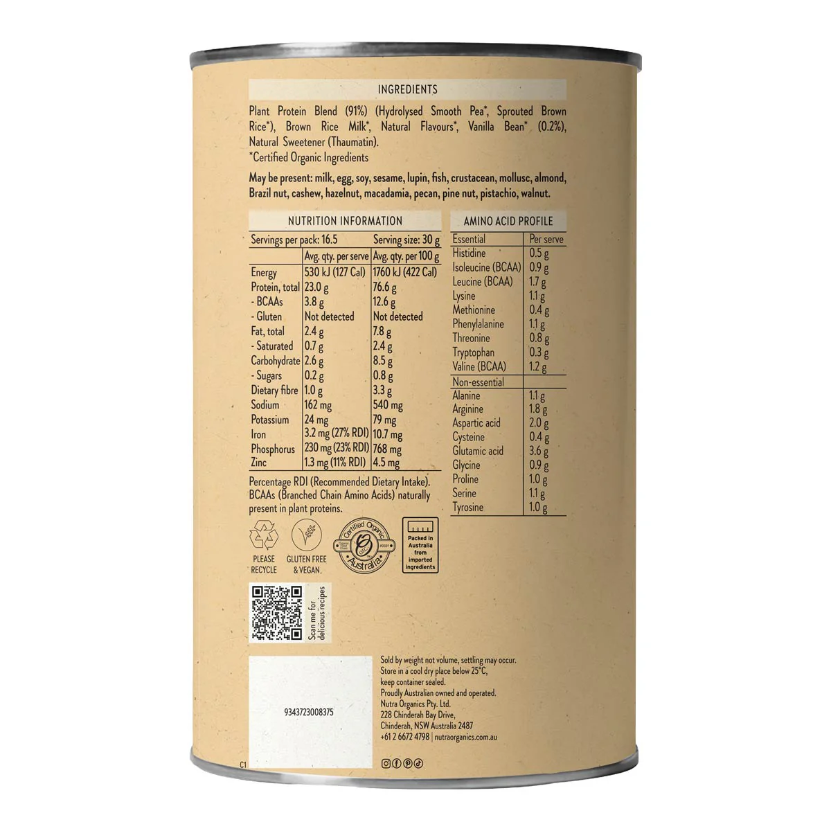 Vanilla Clean Plant Protein - Image 4