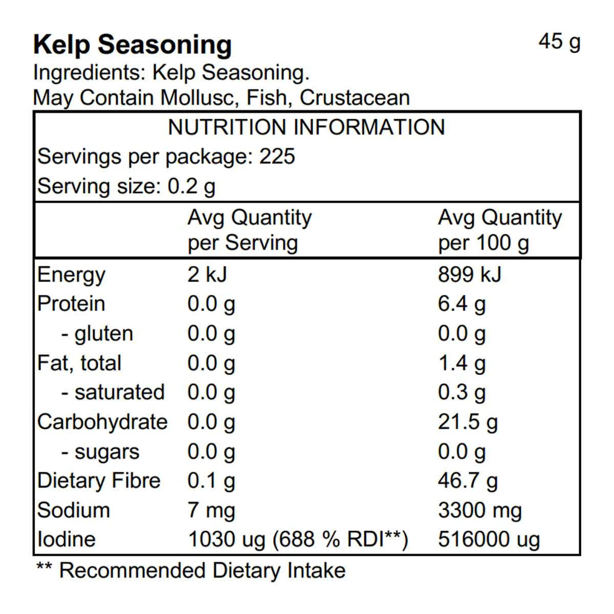 Kelp Seasoning Plain - Image 4