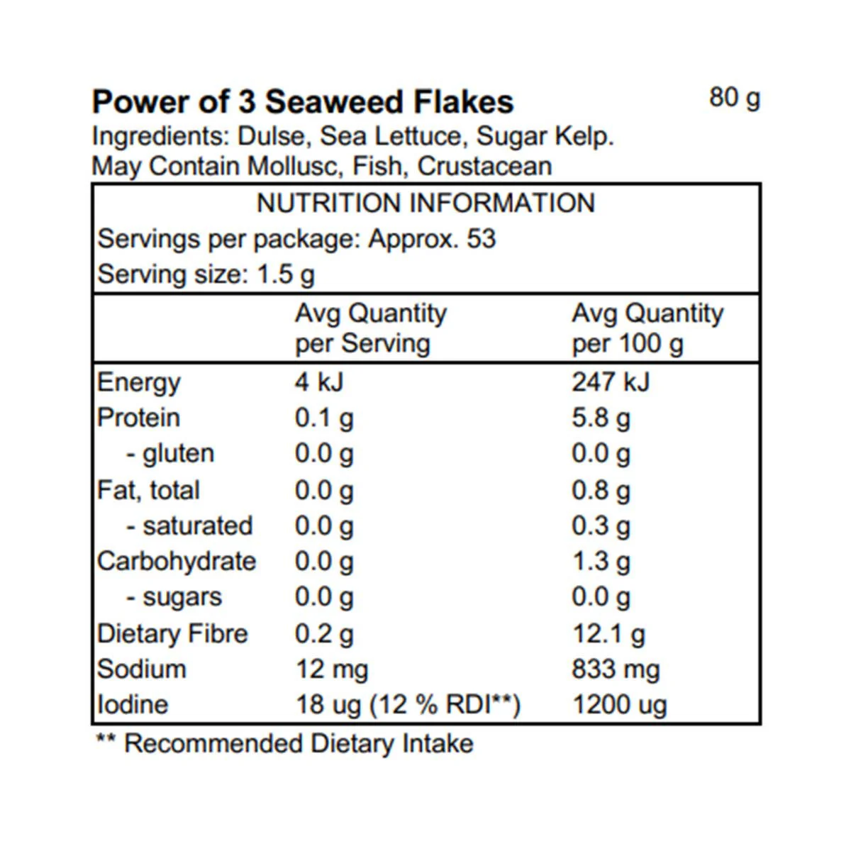 Power of Three Seaweed Flakes - Image 5