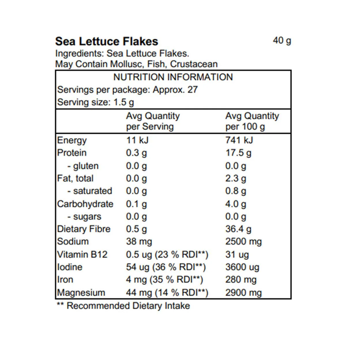 Sea Lettuce Flakes - Image 3