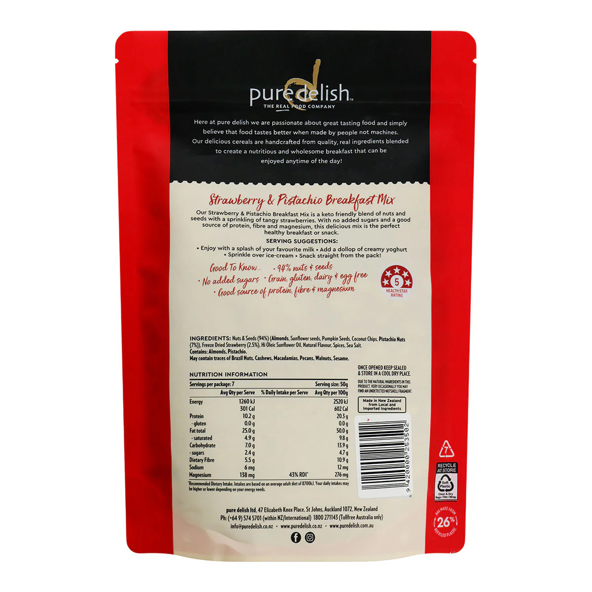 Strawberry & Pistachio Breakfast Mix - Image 2