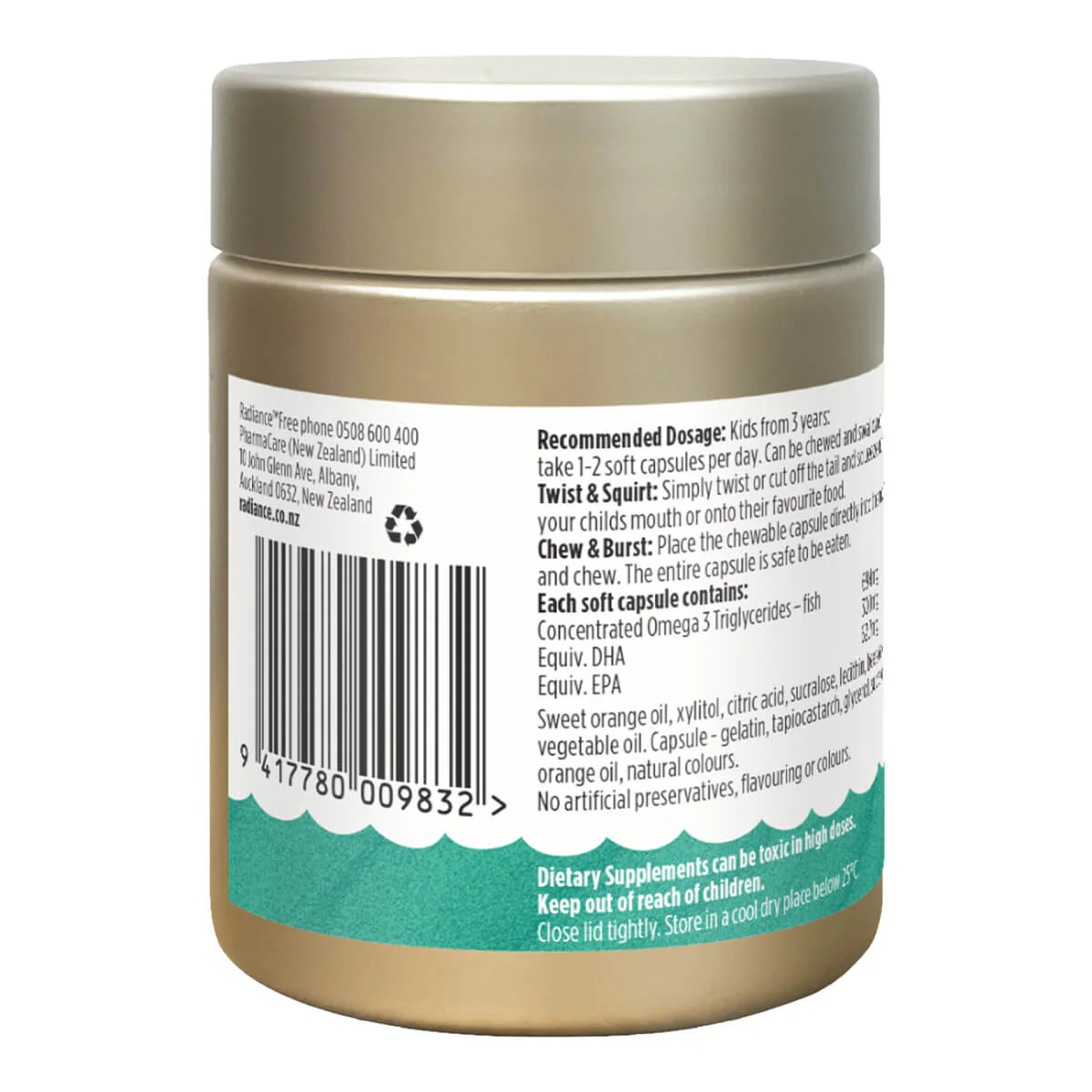 Kids Brain Omega-3 DHA VitaChews - Image 2
