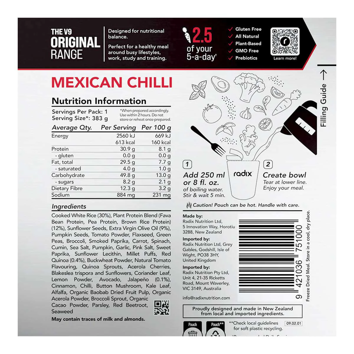 Mexican Chilli Meal Original Range 400kcal - Image 2