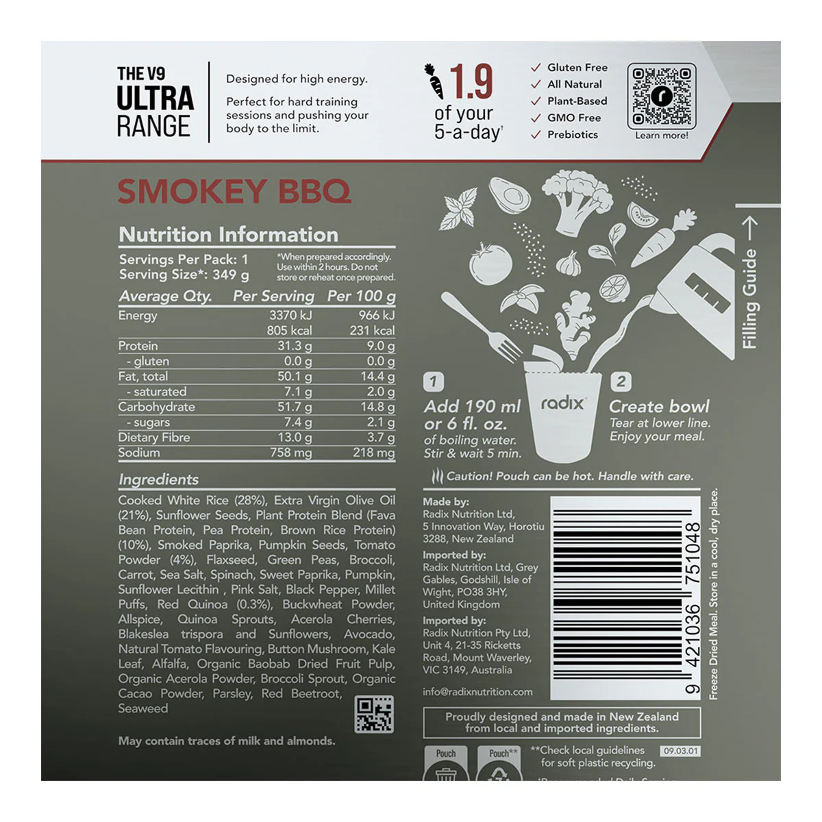 Smokey BBQ Meal Ultra Range 800kcal - Image 2