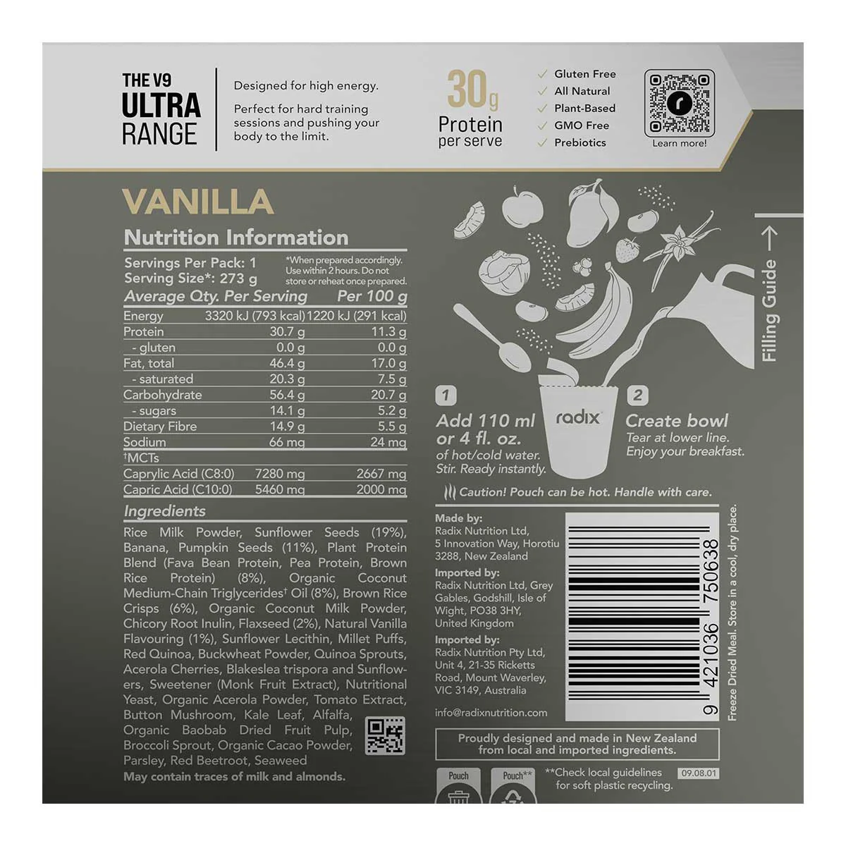 Vanilla Breakfast Ultra Range 800cal - Image 2