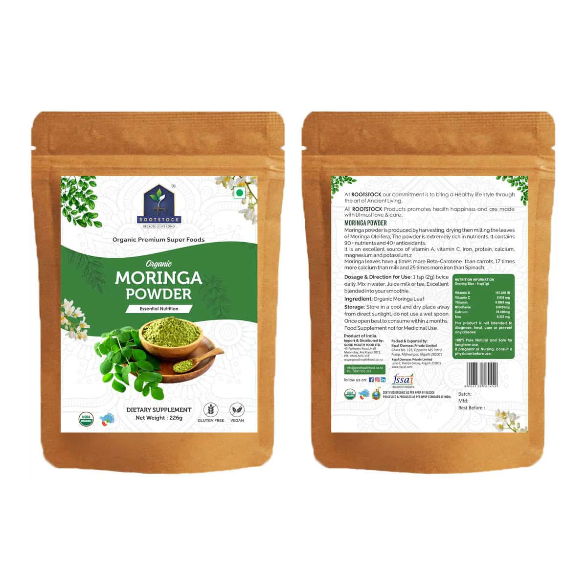 Moringa Powder - Organic - Image 2