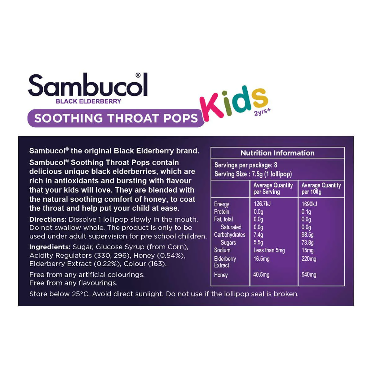Soothing Throat Pops Kids 2 Years+ - Image 2