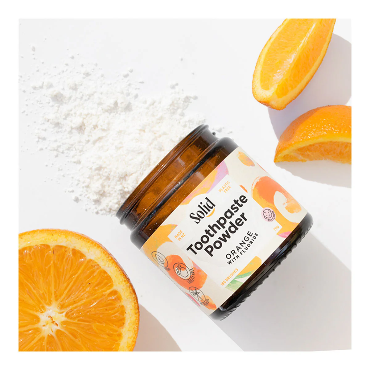 Toothpaste Powder - Orange with Fluoride - Image 2