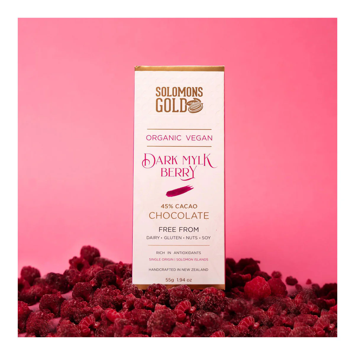 Dark Mylk Berry 45% Cacao Chocolate - Image 3