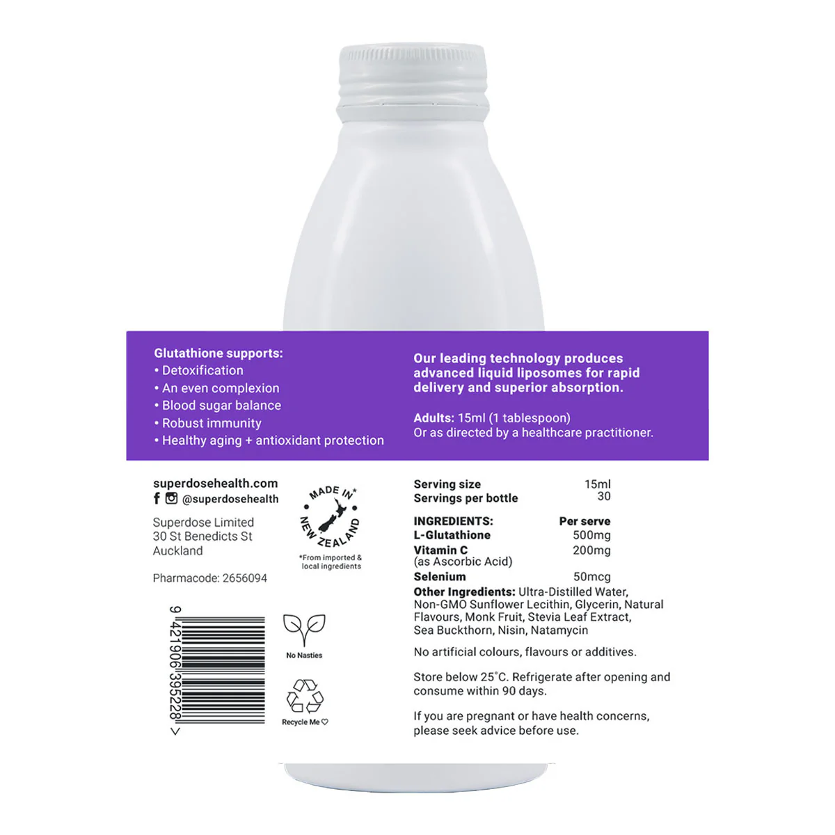 Glutathione Liposomal 500mg - Image 2