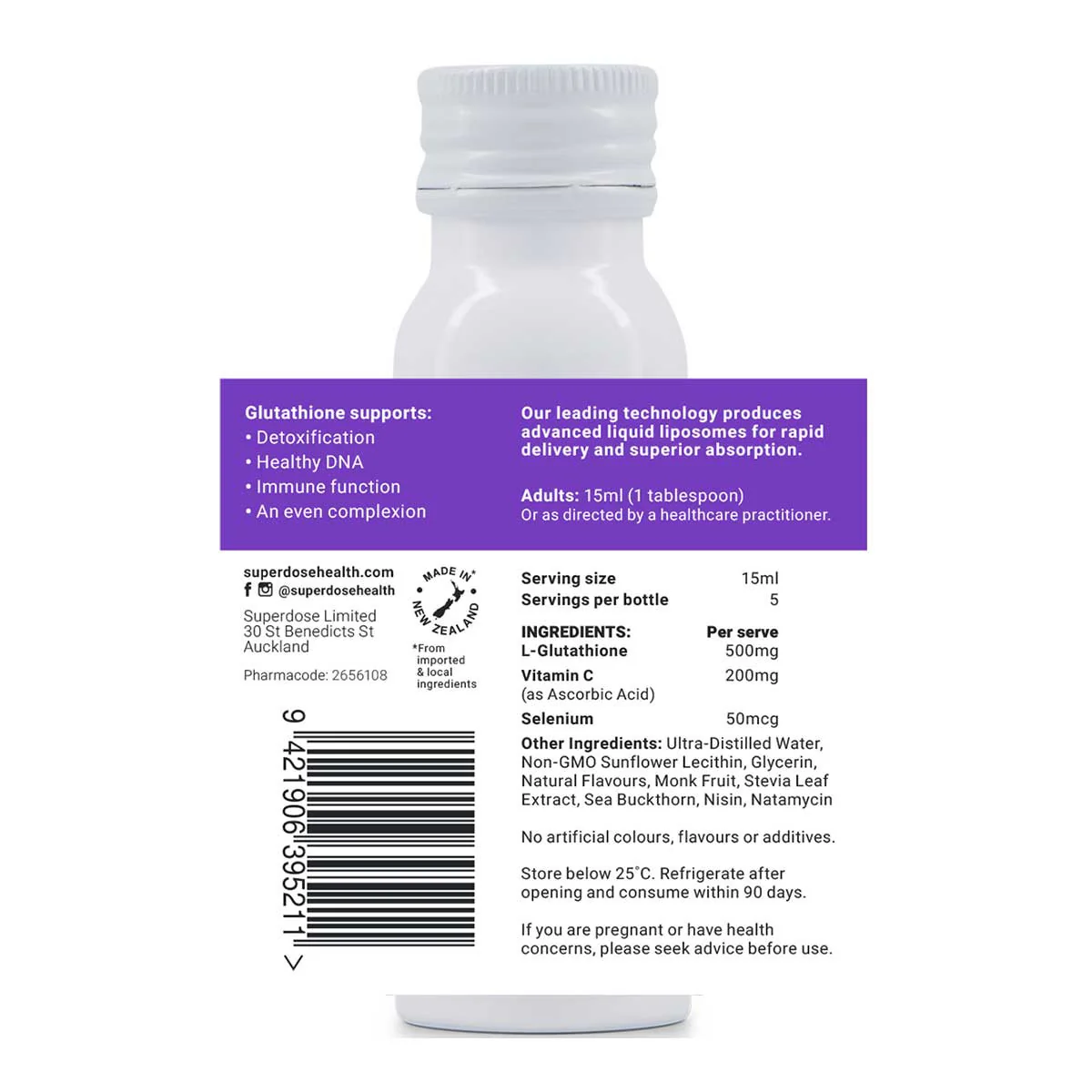 Glutathione Liposomal 500mg - Image 4