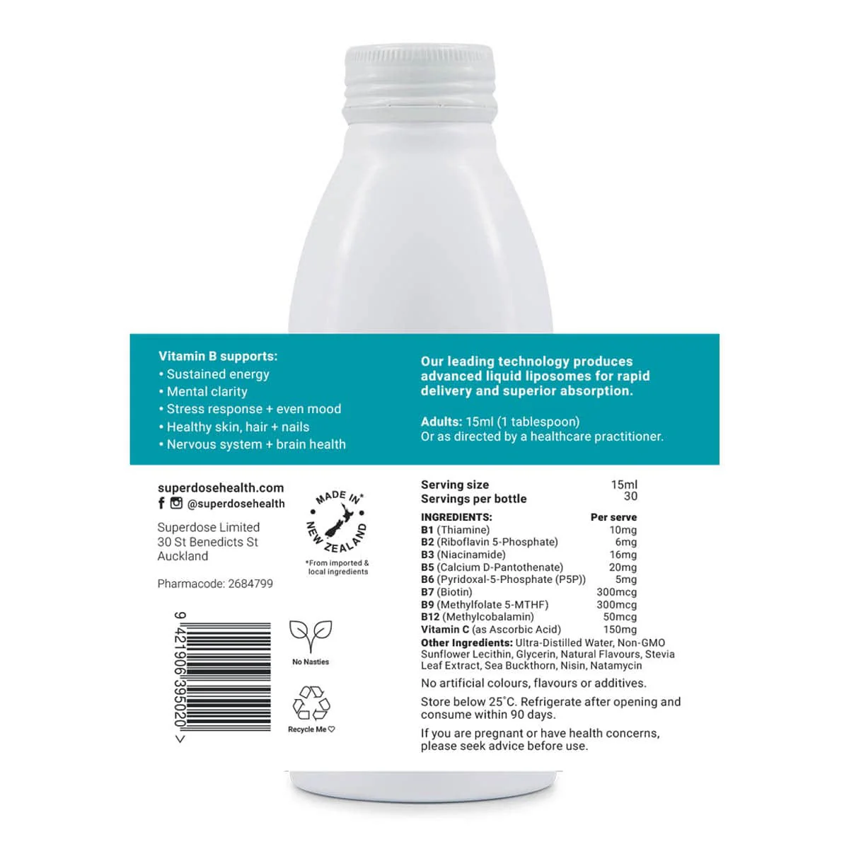 Liposomal Activated Vitamin B Complex - Image 2