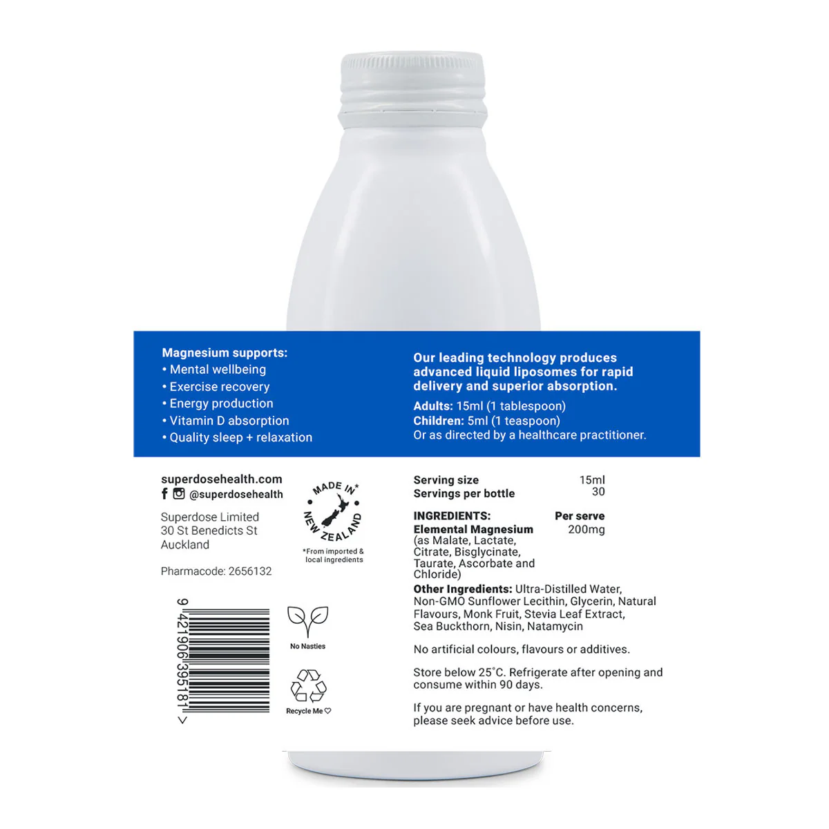 Magnesium Liposomal 200mg - Image 3
