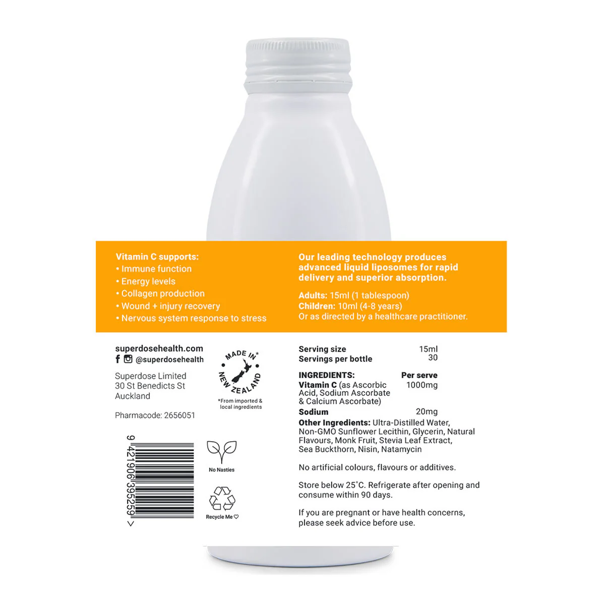 Vitamin C Liposomal 1000mg - Image 2