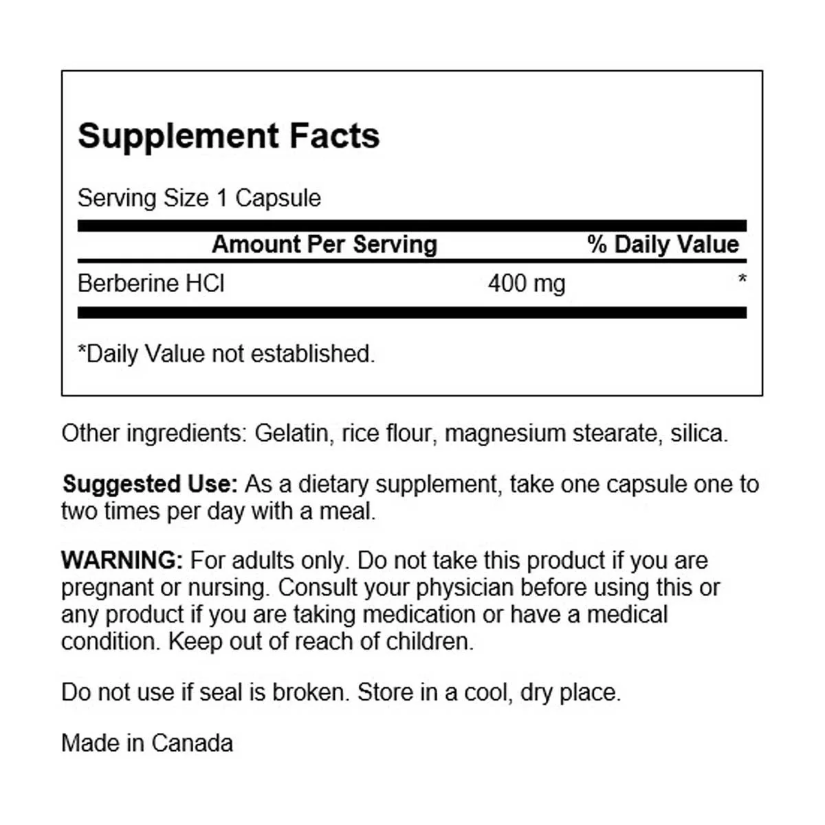 Berberine 400mg - Image 3