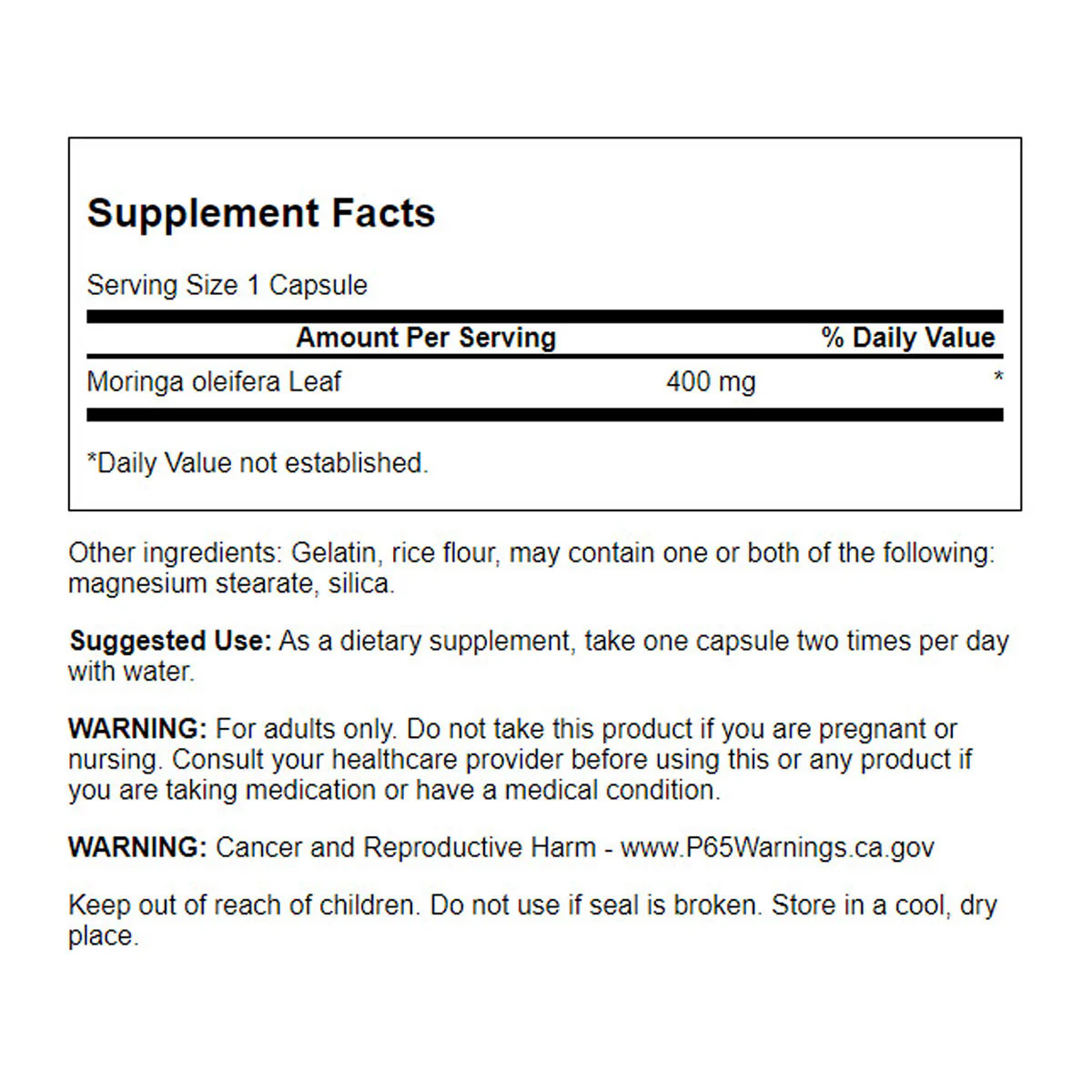 Full Spectrum Moringa Oleifera - Image 2