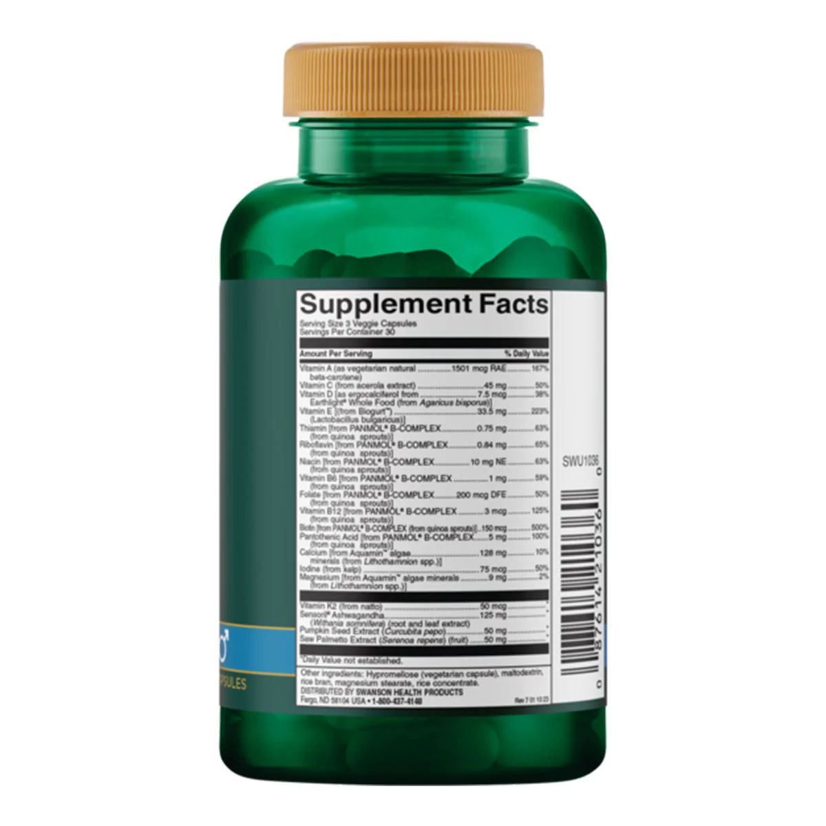 Real Food Multi Without Iron Men's Daily - Image 2
