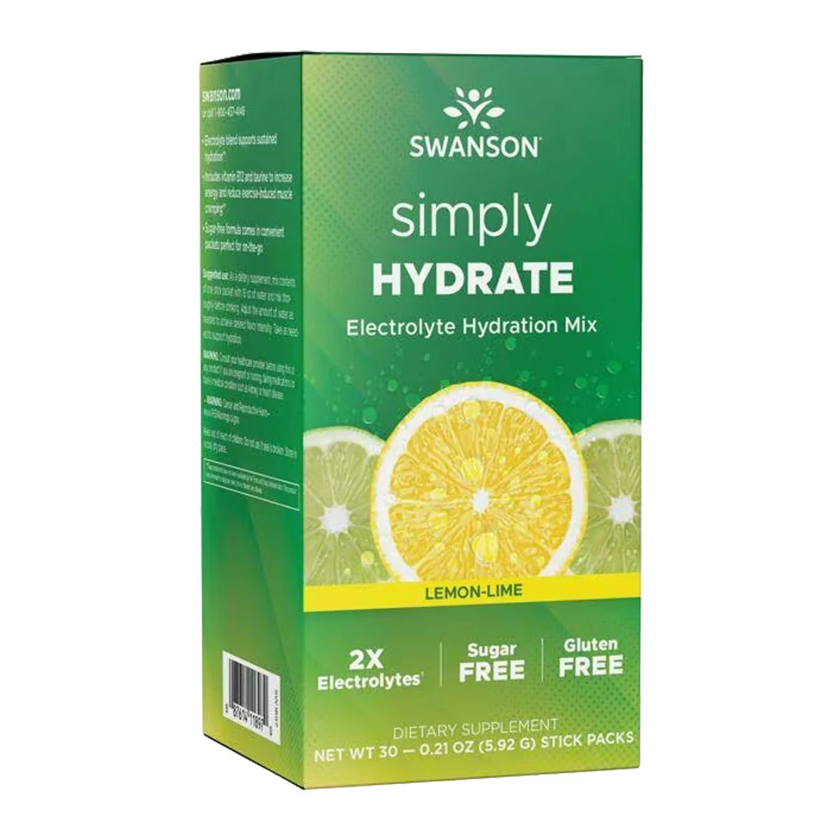 Simply Hydrate Electrolyte Hydration Mix - Lemon-Lime - Image 2