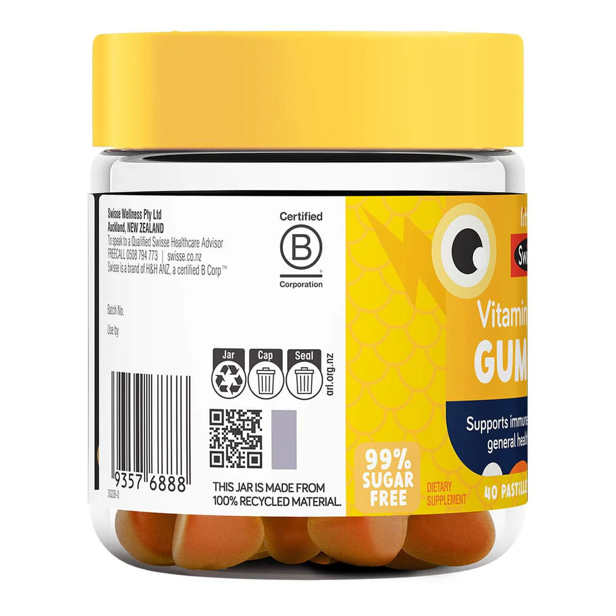 Little Swisse Vitamin C + Zinc Gummies - Image 3