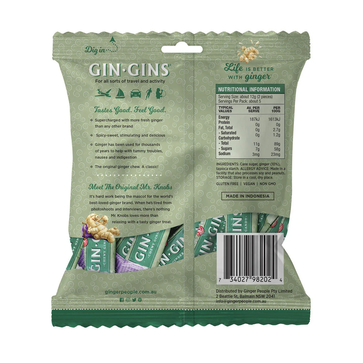 Ginger Chew Original Ginger - Image 2