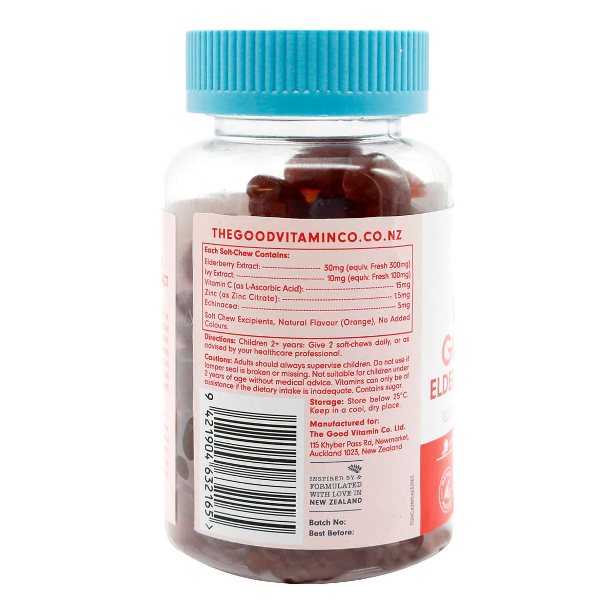 Kids Good Elderberry + Ivy Extract Ills & Chills - Image 2