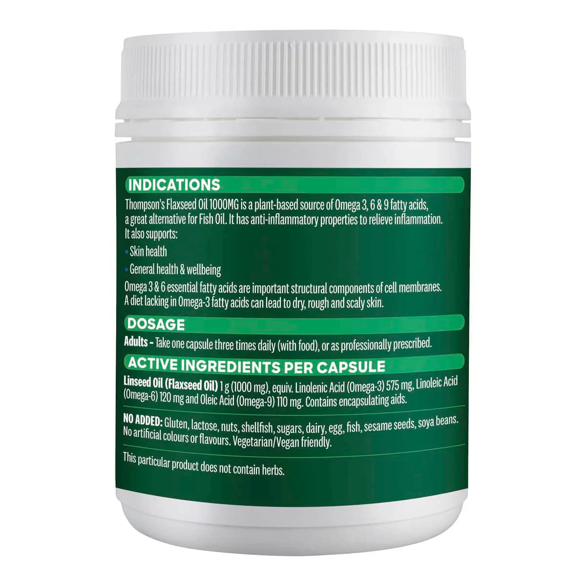 Flaxseed Oil 1000mg - Image 3