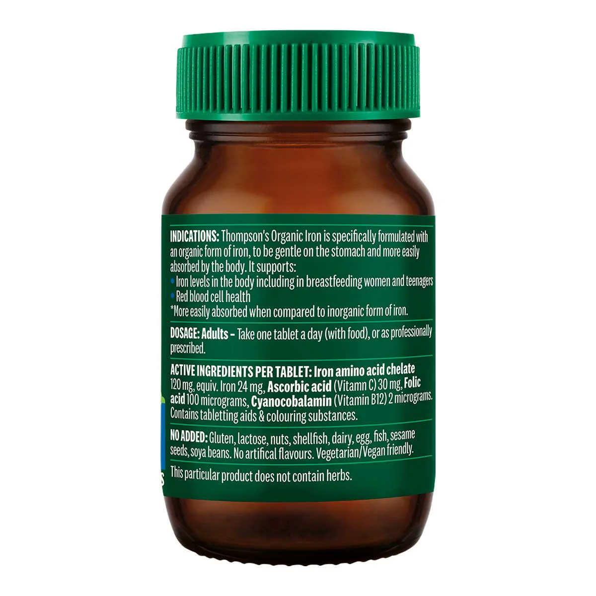 Organic Iron 24mg - Image 2