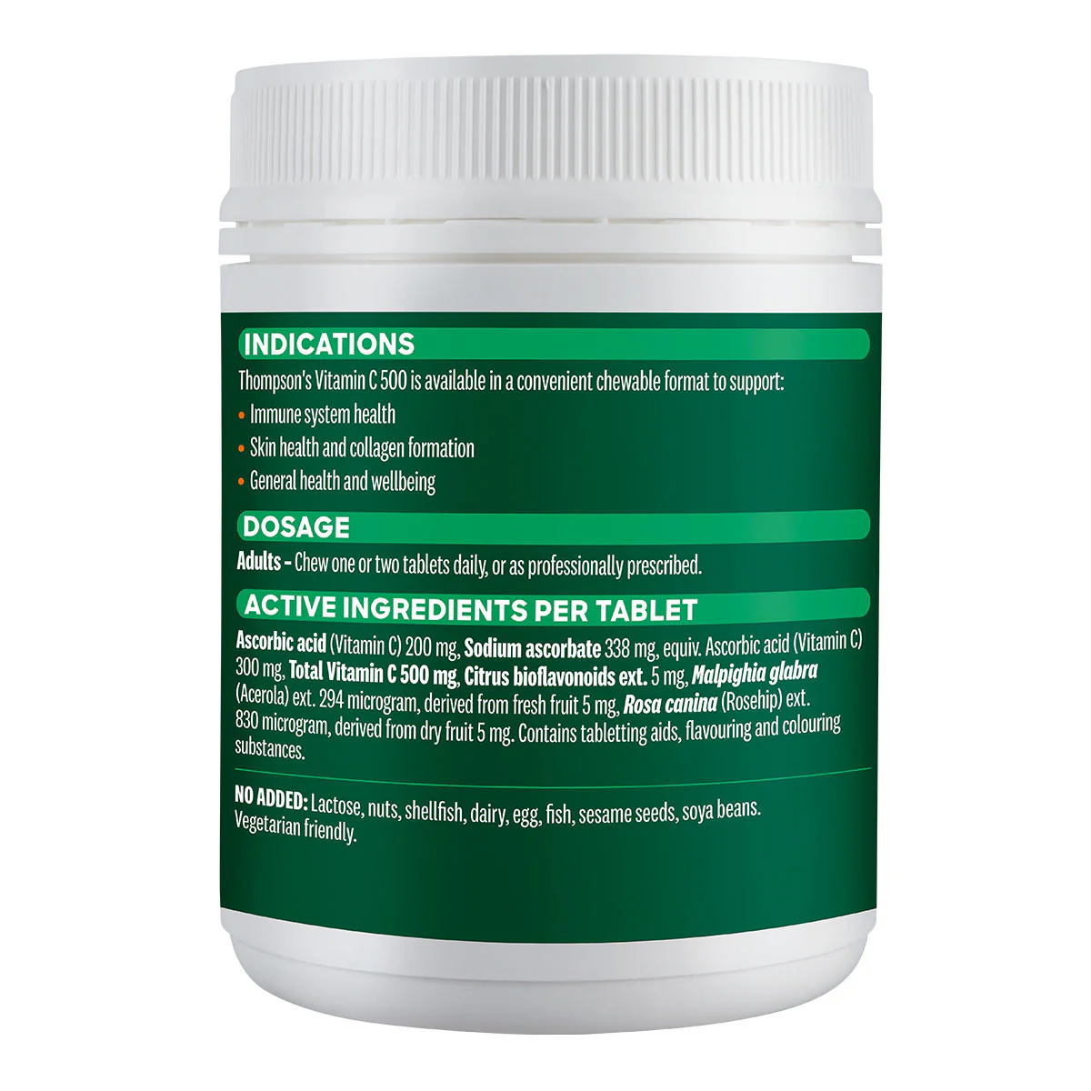 Vitamin C 500mg Chewable - Image 2