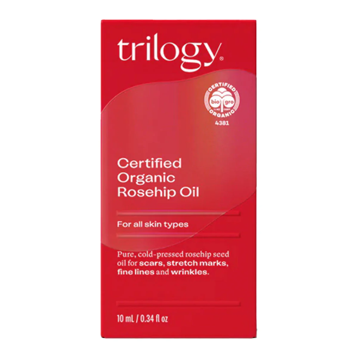 Certified Organic Rosehip Oil - Pump Applicator
