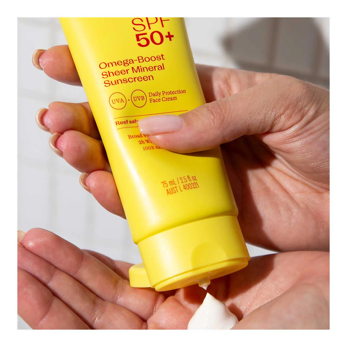 SPF 50+ Omega-Boost Sheer Mineral Sunscreen - Image 2