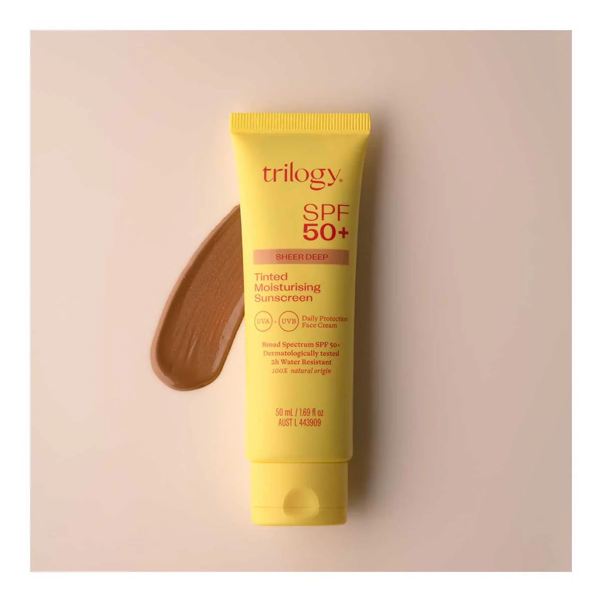 SPF50+ Sheer Tinted Moisturising Sunscreen - Image 4