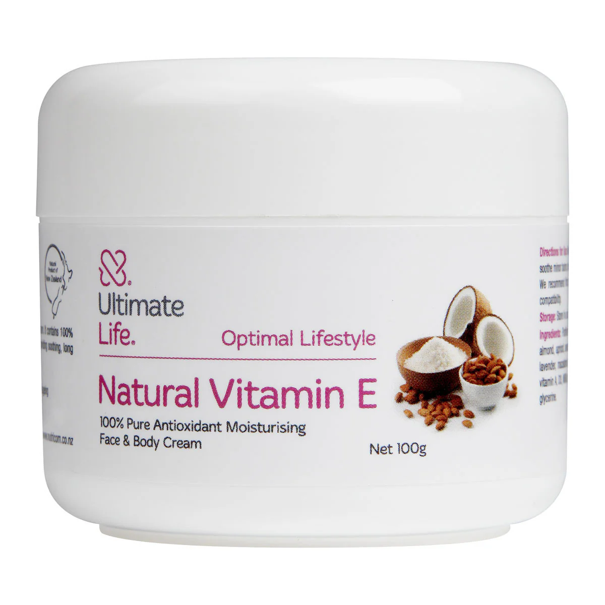 Natural Vitamin E Cream - Image 2
