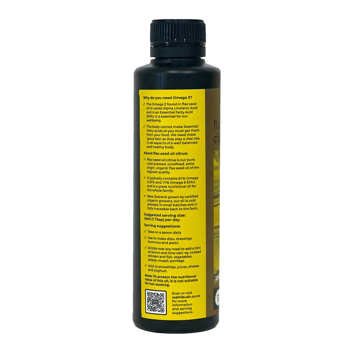 Flax Seed Oil Citrus - Image 2
