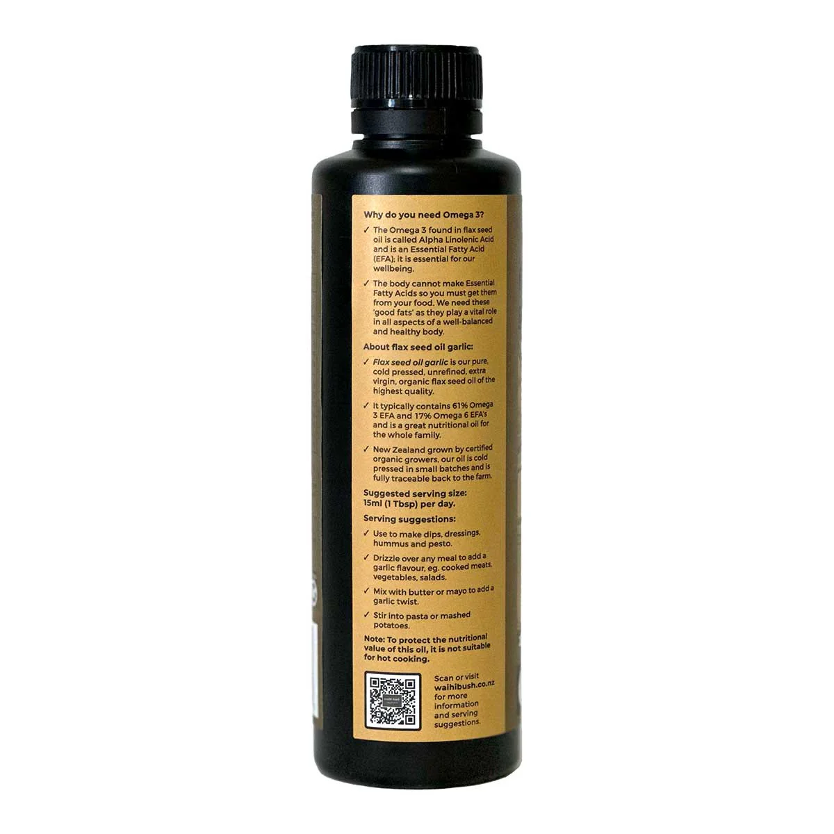 Flax Seed Oil Garlic - Image 3