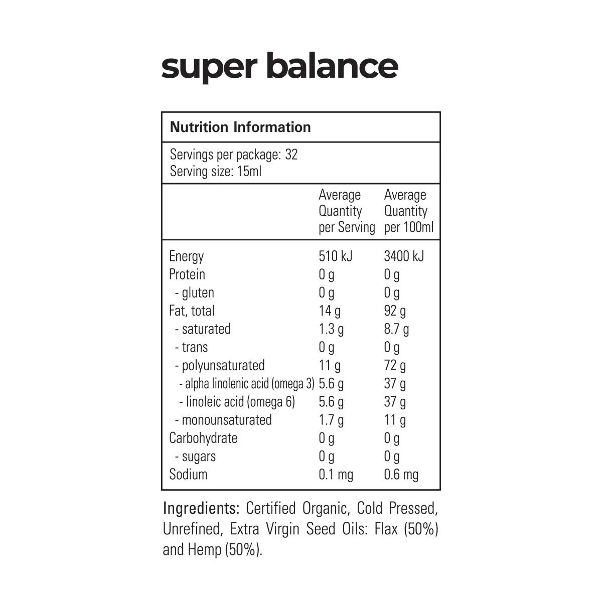 Organic Omega Super Balance - Image 4