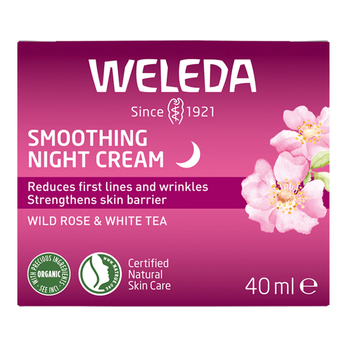 Smoothing Night Cream - Wild Rose & White Tea - Image 2
