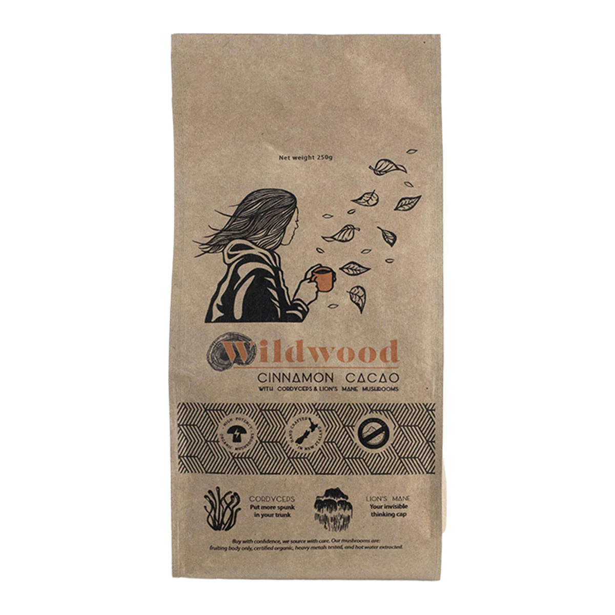 Cinnamon Cacao with Cordyceps & Lions Mane Mushroom - Image 3