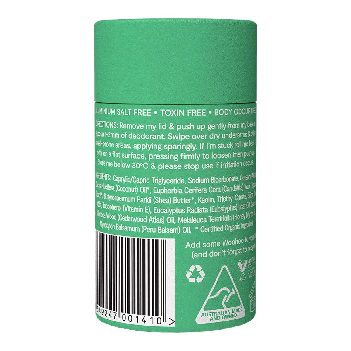 All Natural Deodorant & Anti-Chafe Stick - Wild - Image 2