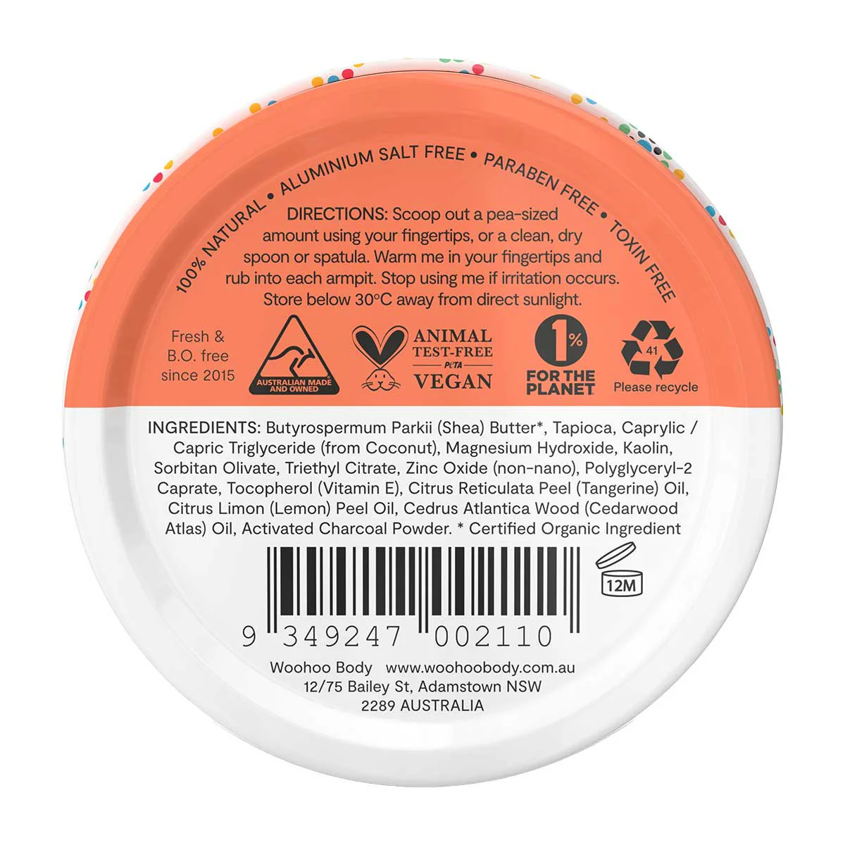 All Natural Deodorant Paste - Tango - Image 2