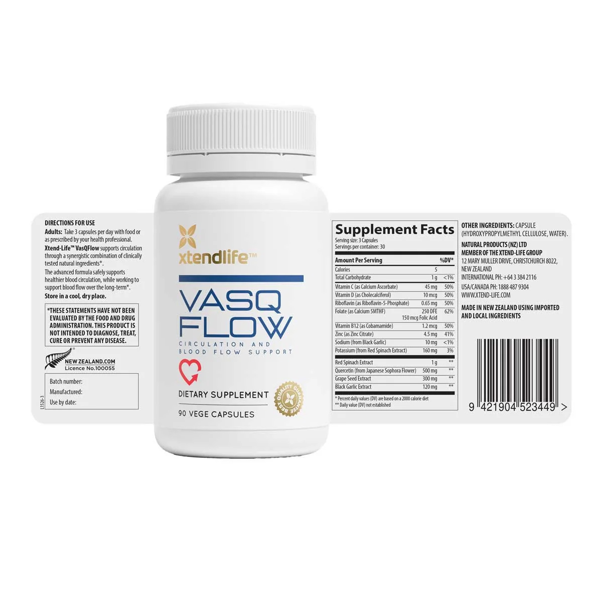 VasQ Flow Circulation and Blood Flow Support - Image 2